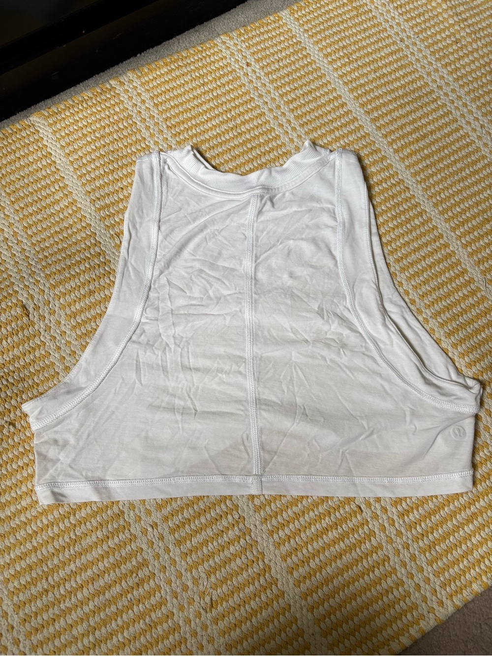 White Lululemon Women's Crop Top